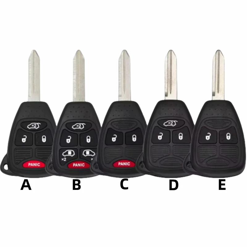 

XIEAILI OEM 10 шт. сменный чехол для ключей с дистанционным управлением для Jeep Wrangler Patriot Commander Grand Cherokee для Chrysler