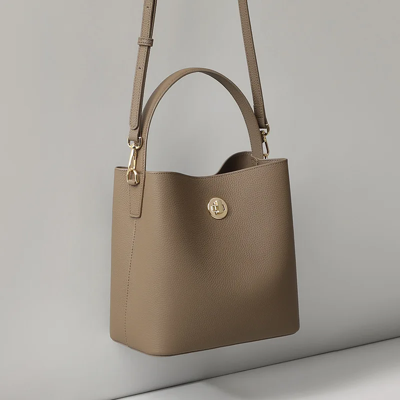 Torba damska 2024, nowa torba damska typu crossbody Bucket Bag Skórzana torba na ramię All-in-one Tote torby podróżne