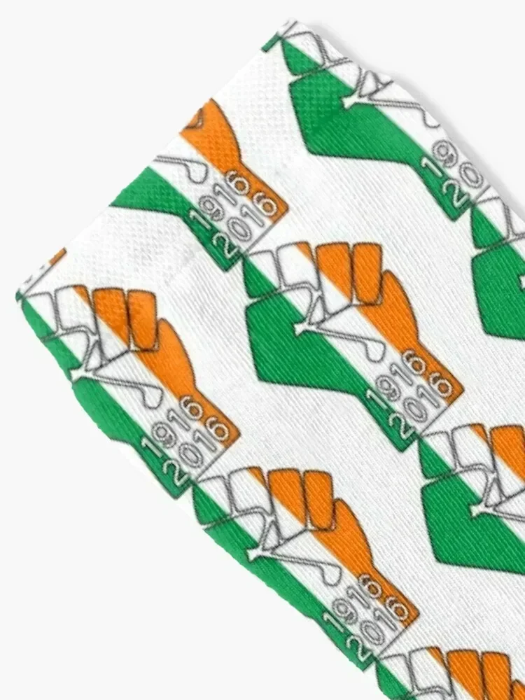 Ireland 1916 Power Fist Socks professional running funny gifts new in's tennis Men's Socks Luxury Women's