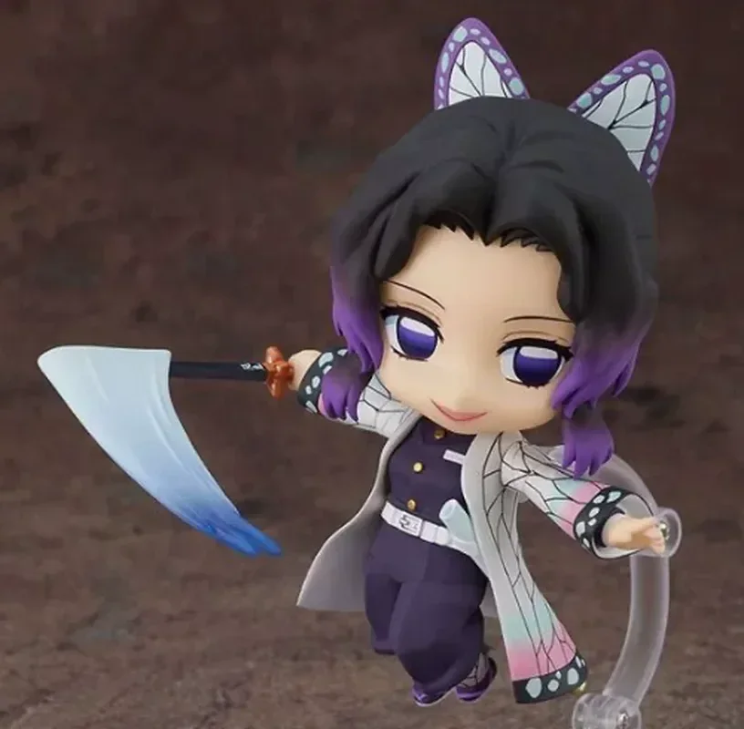 hot sale Anime Demon Slayer Blade Bug Pillar Butterfly Ninja Action Figure Team Mobile Handheld Model Desktop Ornament Gifts