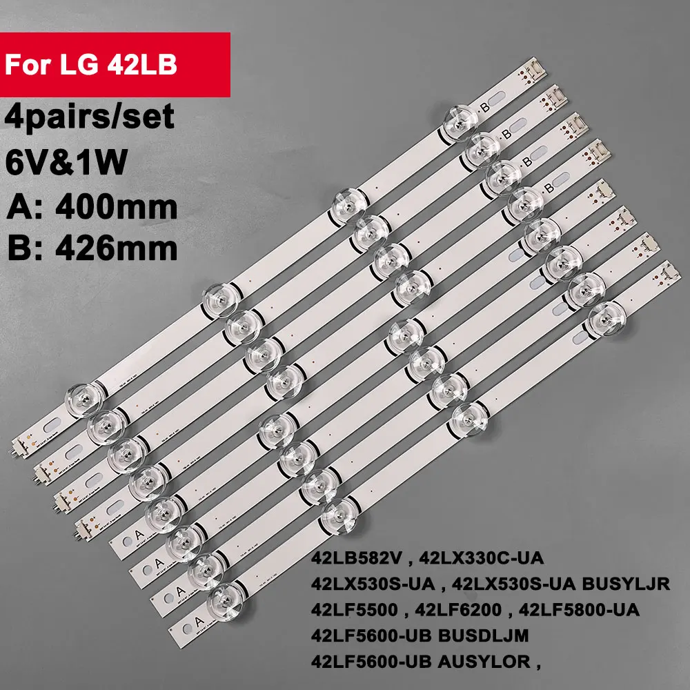 

8pcs Led Backlight Strip for LIG 42" 42LB560 42LB5600 42LB5500 42LB5800 42LB DRT3.0 42lb5600 42lb5500 42lb5800