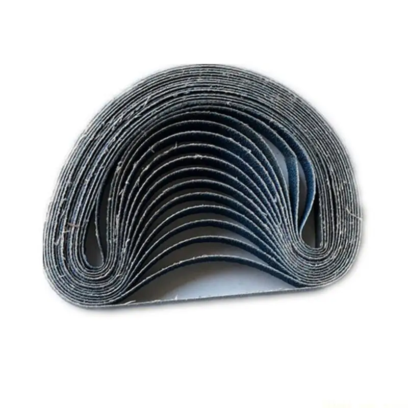 A2BE 10Pieces Zircon Sanding Belts Finishing Belt for Rusts Removal and Finishing