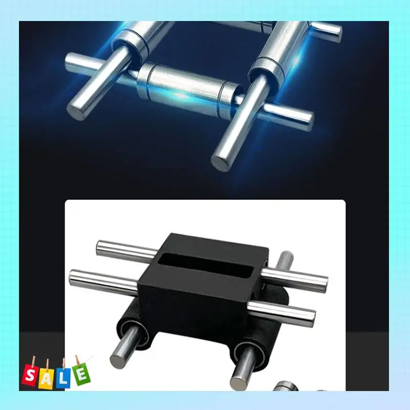 A56X 2-In-1 Invisible Fastener Opening Punching Locator Black Woodworking Trimming Slotting Bracket Cabinet Board Side Hole Fixt