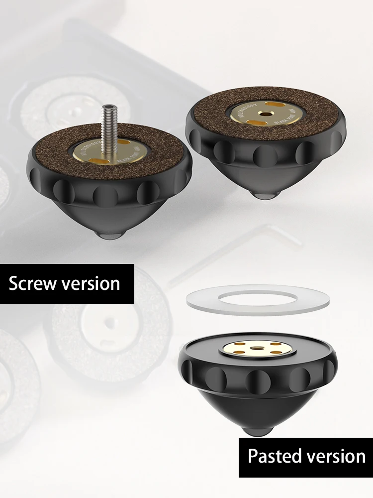 Imagem -03 - Hifi Audio Speaker Amplifier Preamp Dac Shock Absorber Foot Cone Pés Base Nail Isolamento Spikes Stand Pad Ceramic Balls