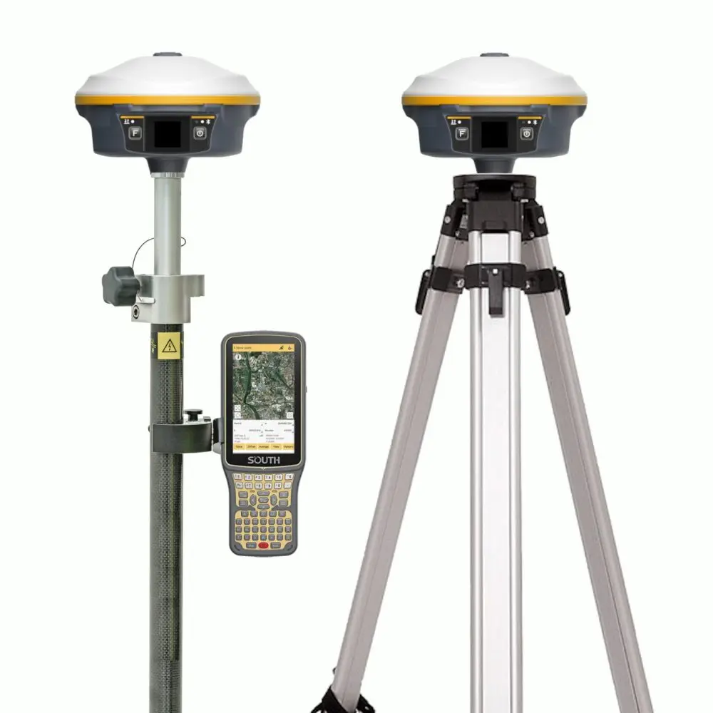 Best Gnss Receiver Gnss Surveying SOUTH Galaxy G5 1760 Channels GPS GLONASS BDS GALILEO IMU Gnss Base Y Rover