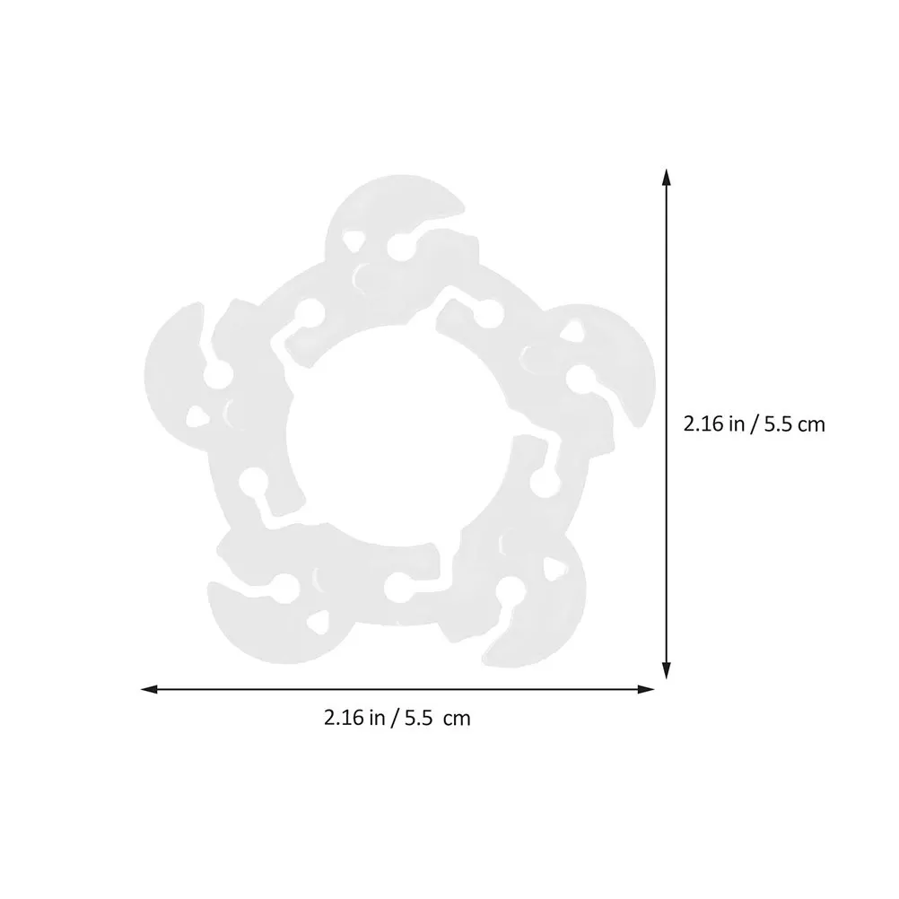 

50pcs Clip Plastic Balloon Rings For Party Supplies Wedding Birthday Celebration Balloon Arch Fixing Buckles Decor Ring