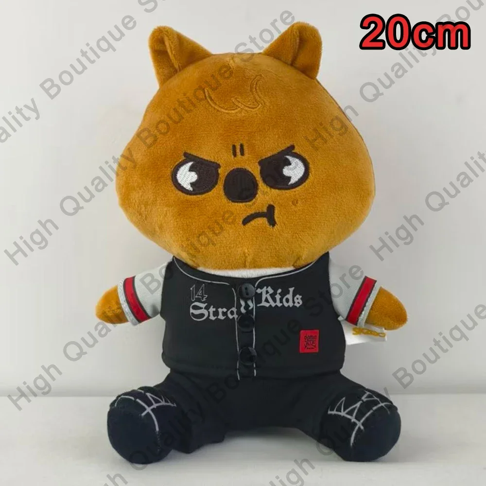 20CM Kpop Plush Toy Wolf Kawaii Cartoon Stuffed Animal Plushie Doll Large Size Sleeping Pillow Gift