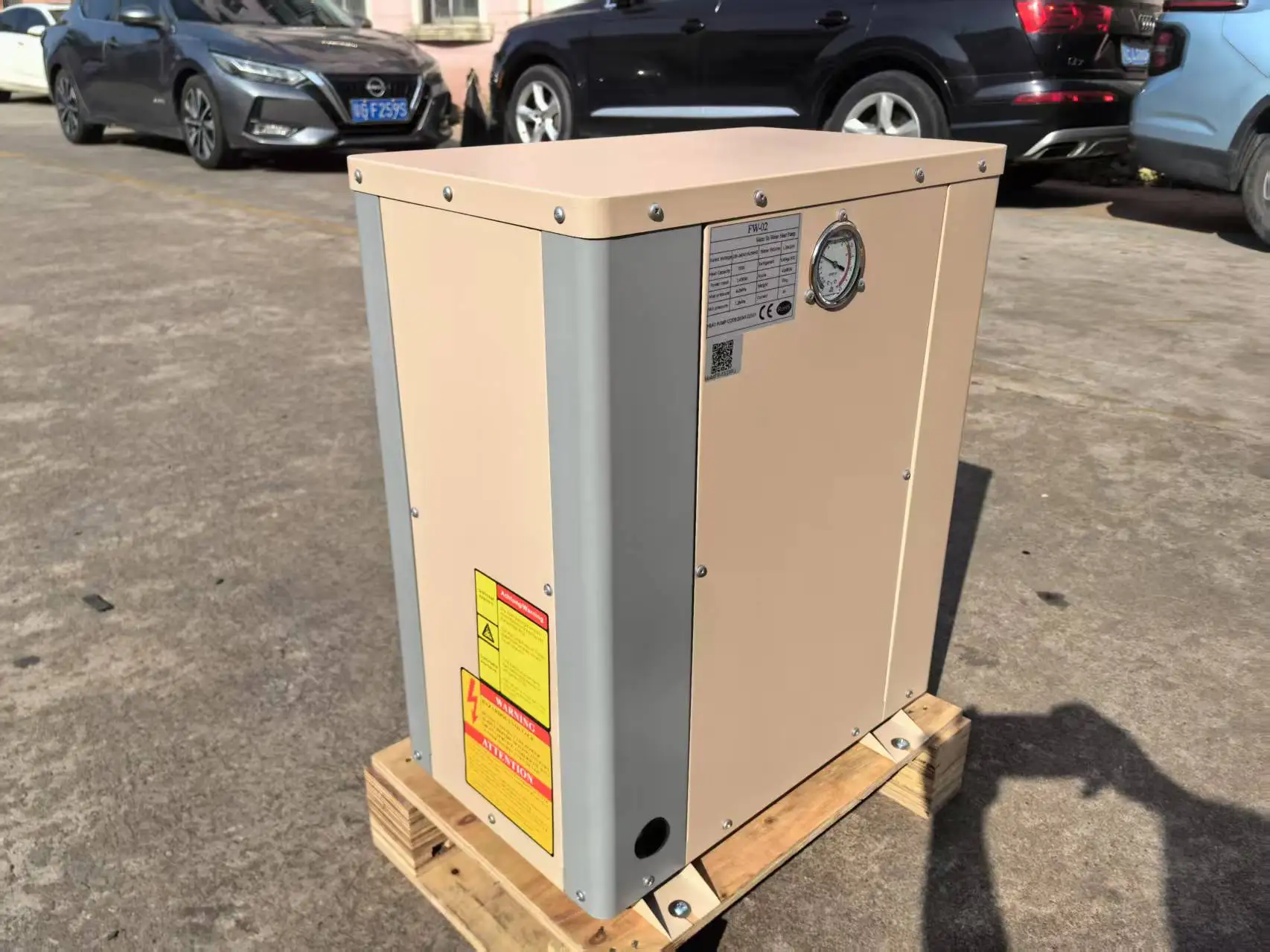 Pompa Panas Sumber Air Tanah Geothermal R410a/R32 7.1kw