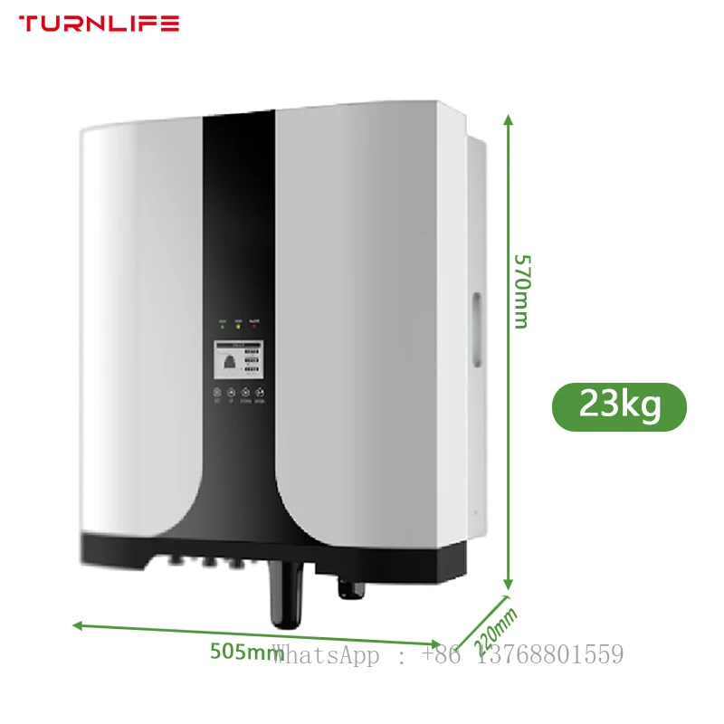 Ampio intervallo di tensione delle batterie 180V-550V Inverter ibrido 6Kw-10Kw sistema di Inverter di potenza fotovoltaica ibrido ininterrotto