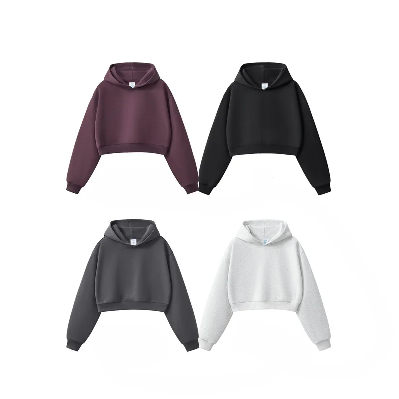 

Crop Top Pullovers Oversize Womens Zipper Front Closure Detail Element Fashion Design Unique Stylish Trendy Modern Cool Chic Ins