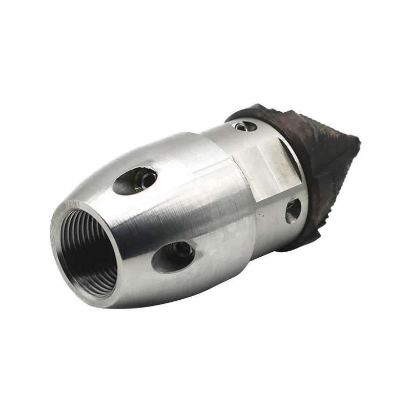 40L-215L M22 Internal Thread Rotary Small Nozzle Stainless Steel Dredging Sewer Pipe Water Mouse Cleaning Nozzle Car Washing