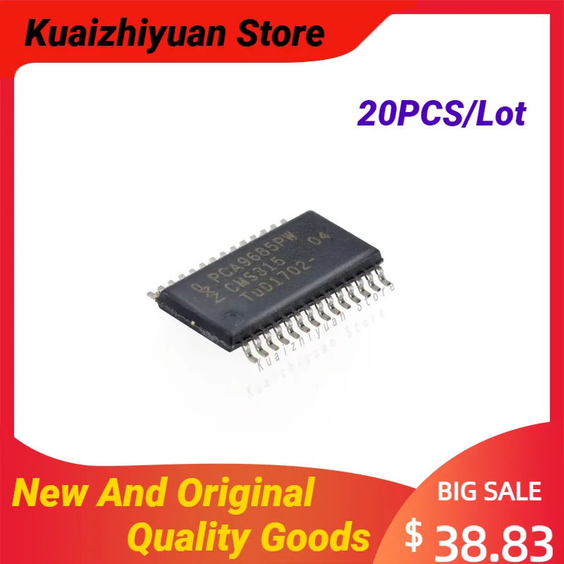 20PCS/Lot New And Original PCA9685PW, 118 PCA9685PW PCA9685 Package TSSOP28 LED Display Driver Brand Quality Goods