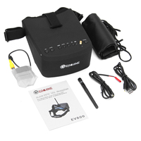 EV800 5 Inches Build-in Battery 800x480 5.8G 40CH Raceband Auto-Searching FPV Goggles For RC Drone FPV