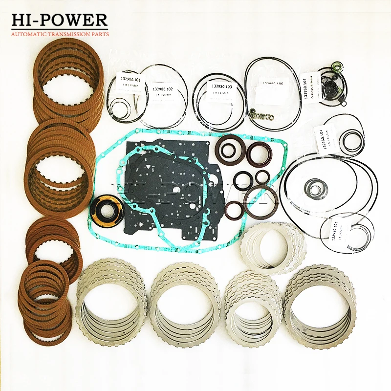5HP24 5HP-24 Auto Transmission Master Rebuild Kit Friction Steel Plate for Audi VW ZF5HP-24 Gearbox Disc Repair Kit