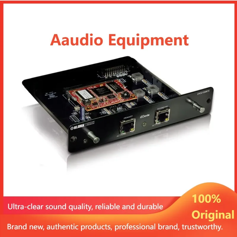 

Klark Teknik DN32 Dant e Card 32 Channels Bidirectional In/Out 48 kHz Audinate Dant e Card for Midas M32 Live Digital Mixer