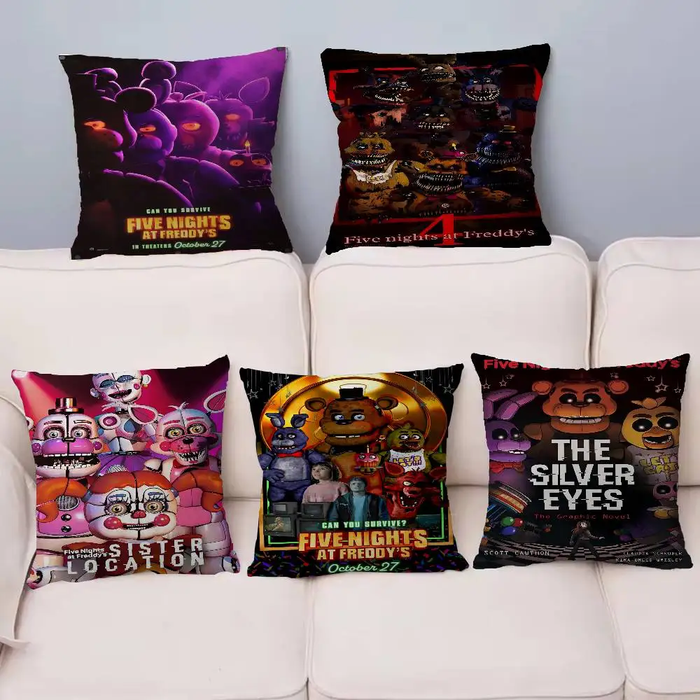 FNAF Five-nights-At-Freddy Pillow Cushion Cover Pillowcase Living Room Sofa Home Decor Customized