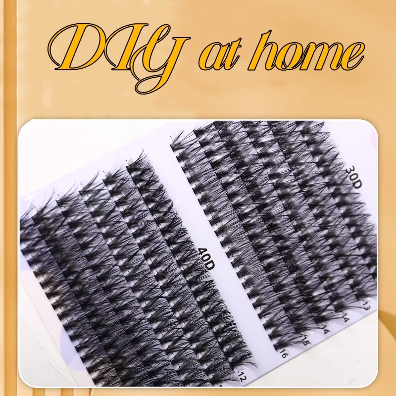 280Pcs 30D 9-16mm Mix D Curl Cluster Lashes Individual Lashes Lash Extensions Clusters Lashes Soft 280Pcs 30D 9-16mm Mix D Curl