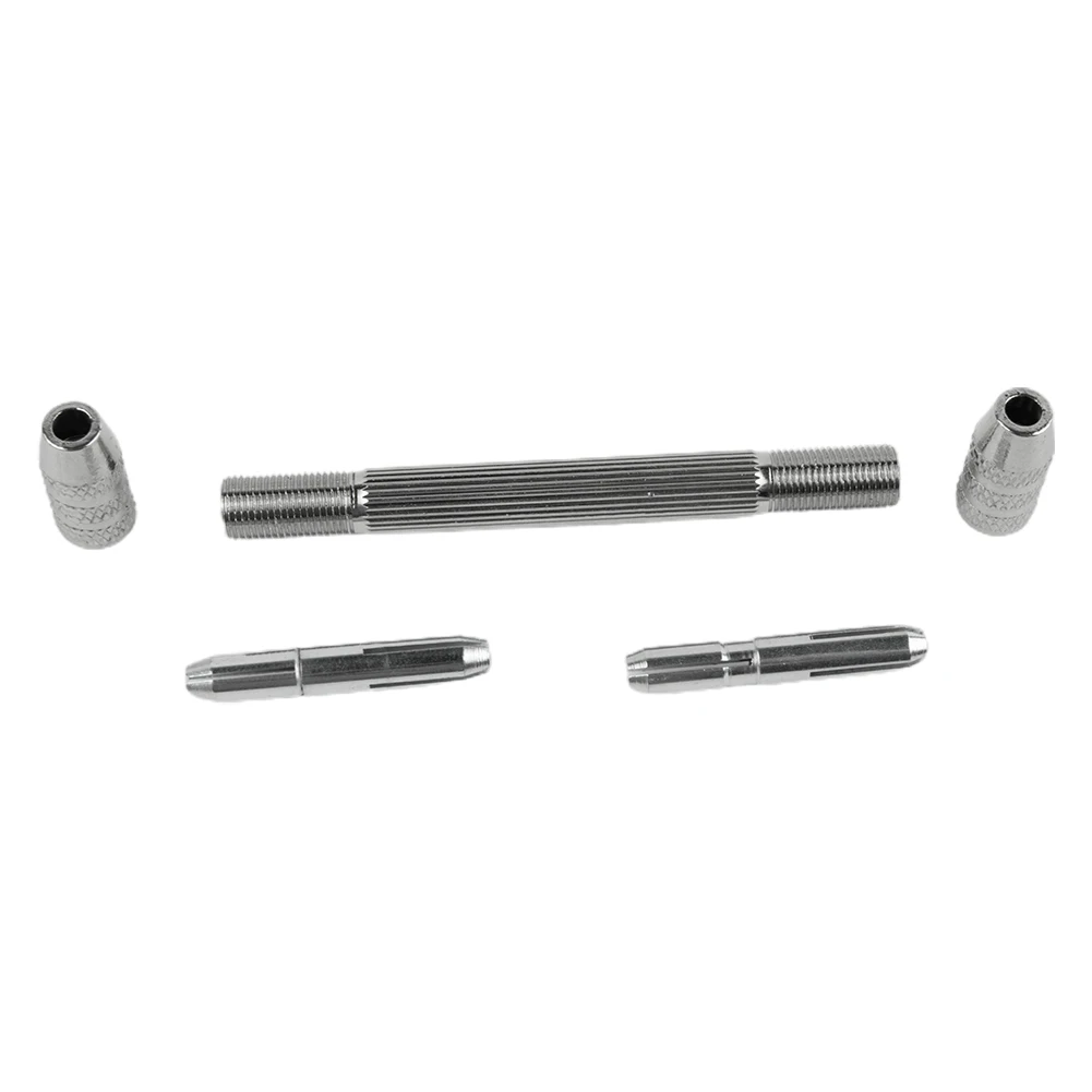 For Miniature Rotary Drill Bits Hand Tools 105mm Chrome Plating Double Head Hand Drill Jewelry Tools Reticulate