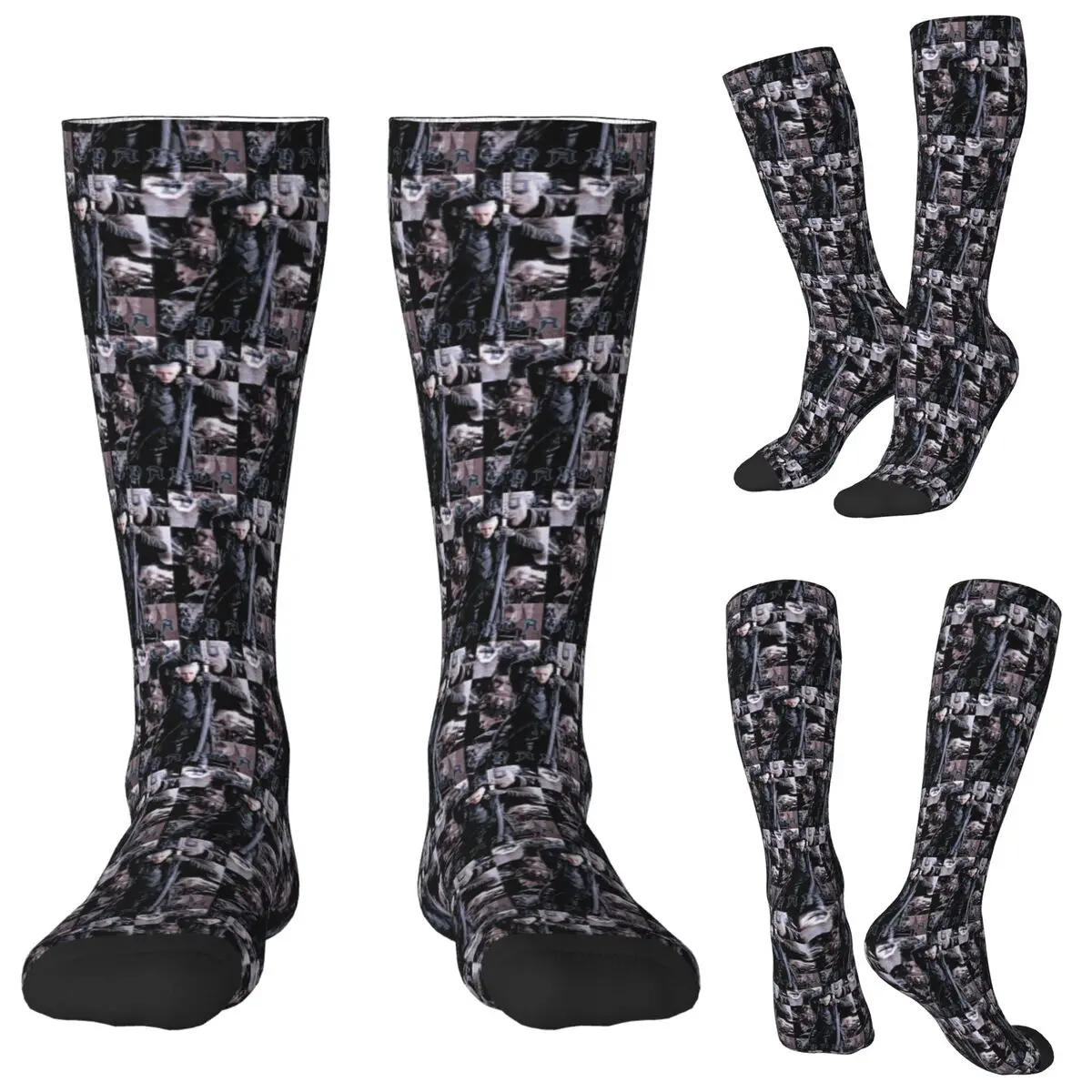 

Vergil From The Devil May Cry Seri Socks Harajuku Stockings All Season Long Socks Accessories for Man Woman Gifts