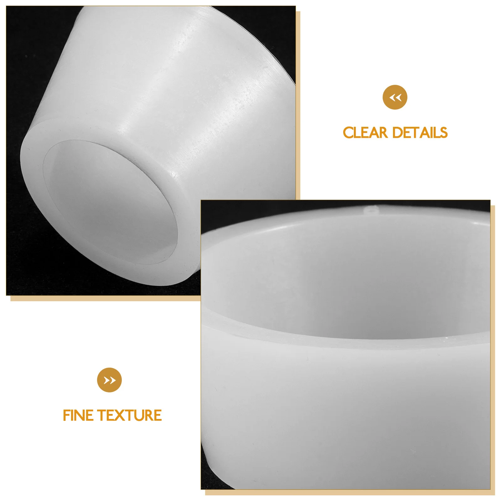 

9pcs Silicone Seal Ring Funnel Filter Adapter Set Reusable Tapered Collar For Flask Filtering Kit Different Sizes Funnel