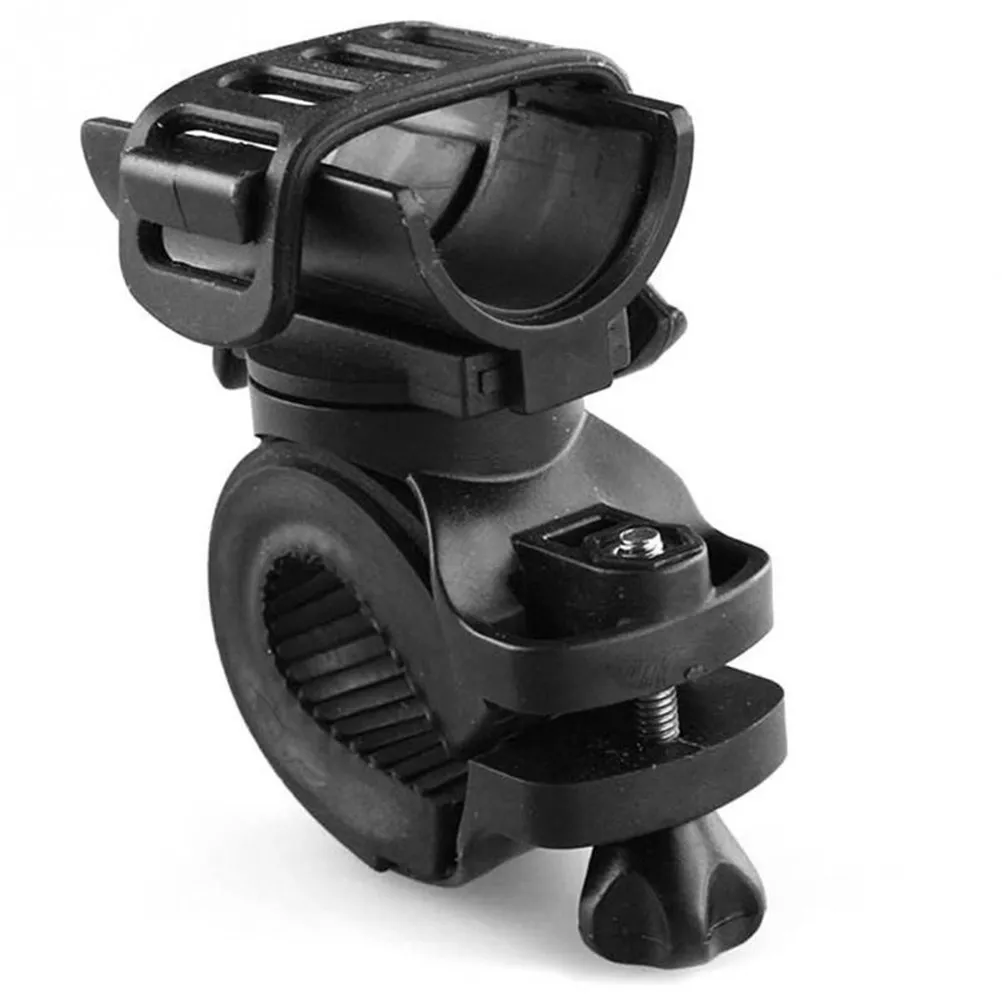 360 Degree Rotatable Adjustable Rubber Bike Lamp Holder Clamp Detachable Flashlight Torch Mount Lamp Holder Bike Light Mount