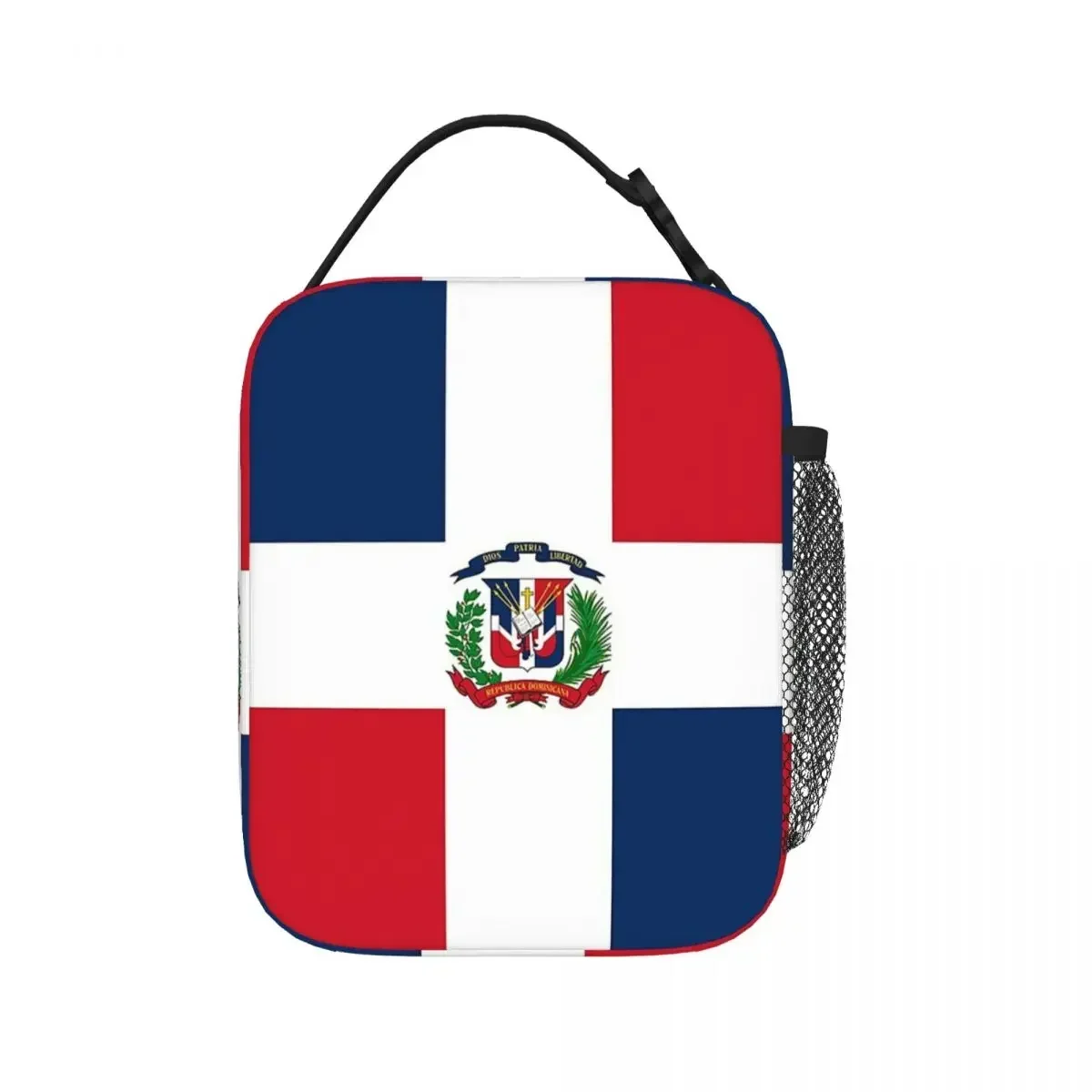 Dominican Republic Flag Gifts Insulated Lunch Bags Portable Picnic Bags Thermal Lunch Box Lunch Tote for Woman Children School