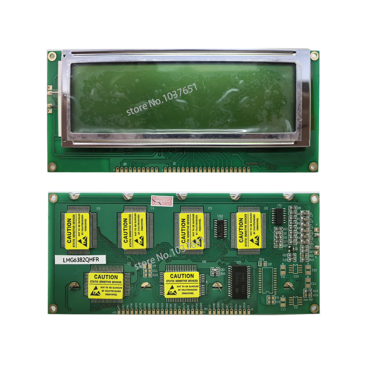 LMG6382QHFR LMG6381QHGE وحدة عرض Lcd جديدة متوافقة 240x64 شاشة خضراء