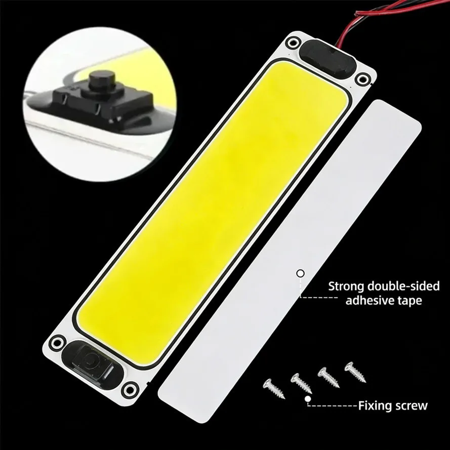 2/1PCS Lámpara de Techo LED con Interruptor 12-90V, Luz Interior de Lectura Nocturna con Encendido/Apagado para Furgoneta, Camión, Autocaravana, Barco