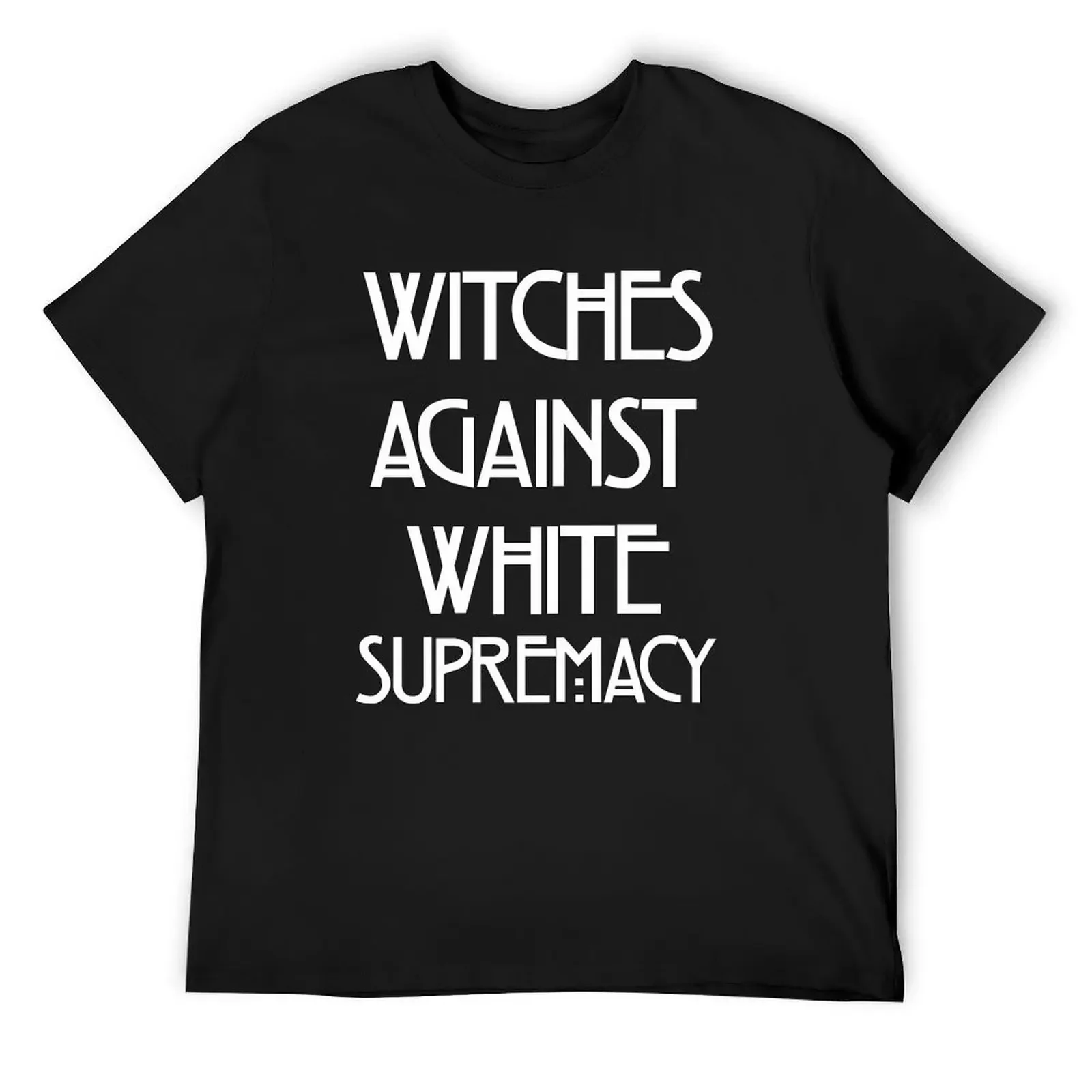 WITCHES AGAINST WHITE SUPREMACY T-Shirt summer tops baggy shirts mens graphic t-shirts