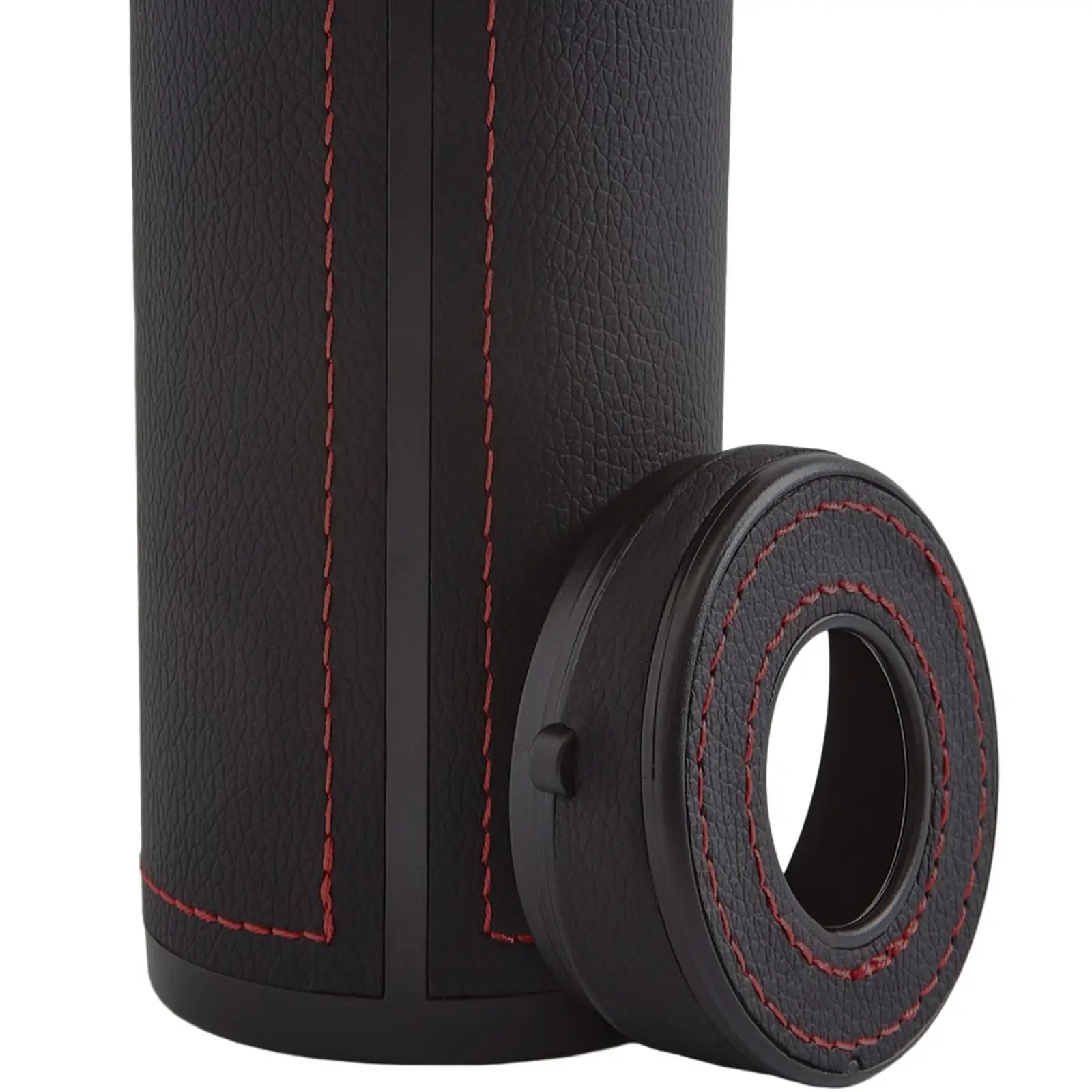 Multifunction PU Leather Cylinder Car Tissues Box, Tissue Tube Auto Interior Accessories