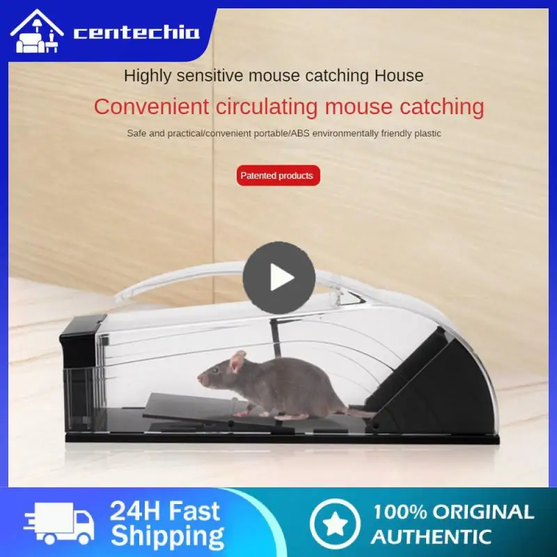 

Mice Mousetrap Rat Catching Abs Thickened Plastic Automatic Home High-sensitivity Mousetrap Rat Hole Safety Mousetrap Rat Cage