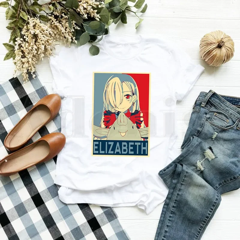 Anime Seven Deadly Sins Nanatsu No Taizai Meliodas Short Sleeve Female Tops Tees Harajuku VintageT Shirts Women\'s T-shirt