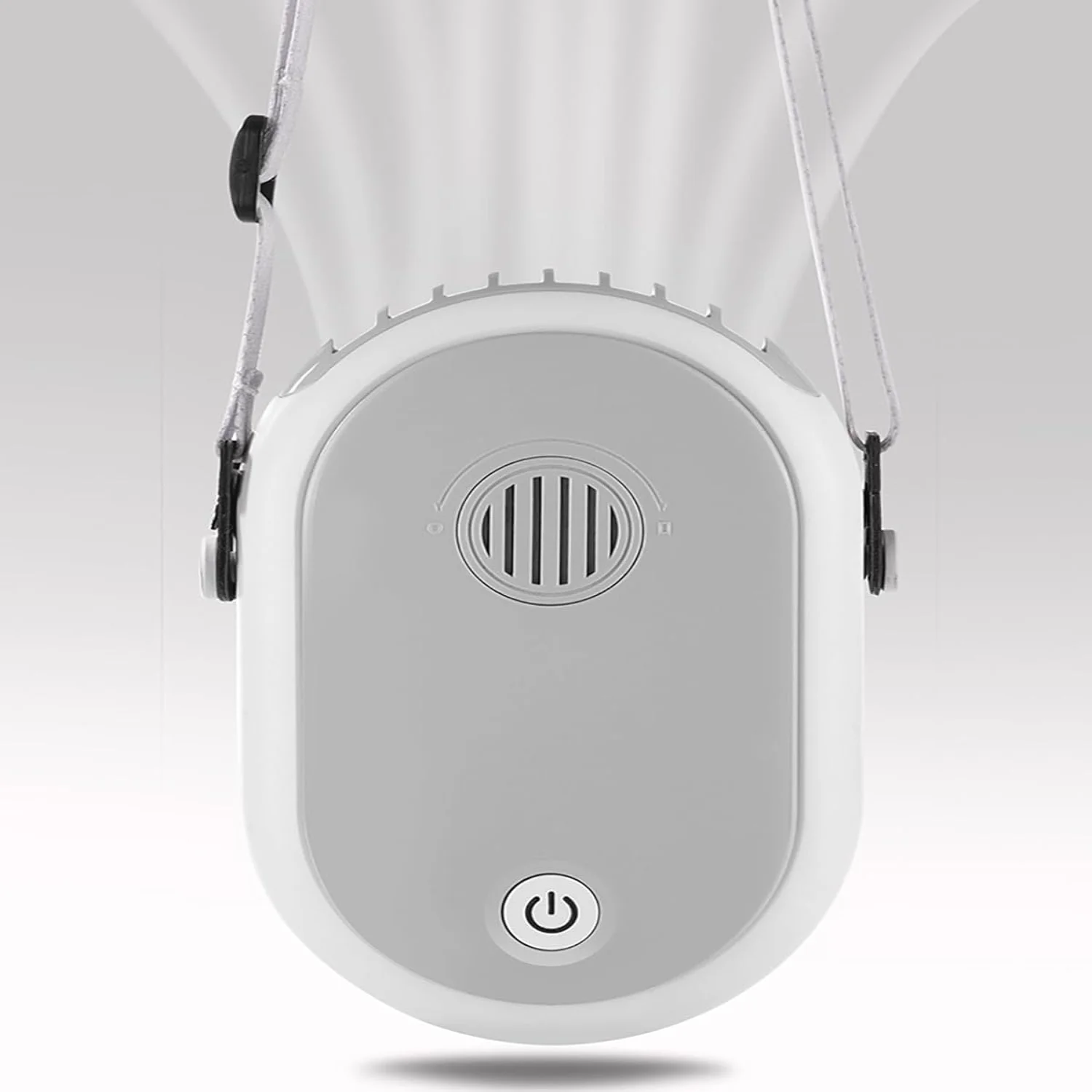 

Portable Hanging Neck Fan Wearable Personal Handheld Fan Battery Operated USB Rechargeable Speed Mini Handheld Air Cooling Neck