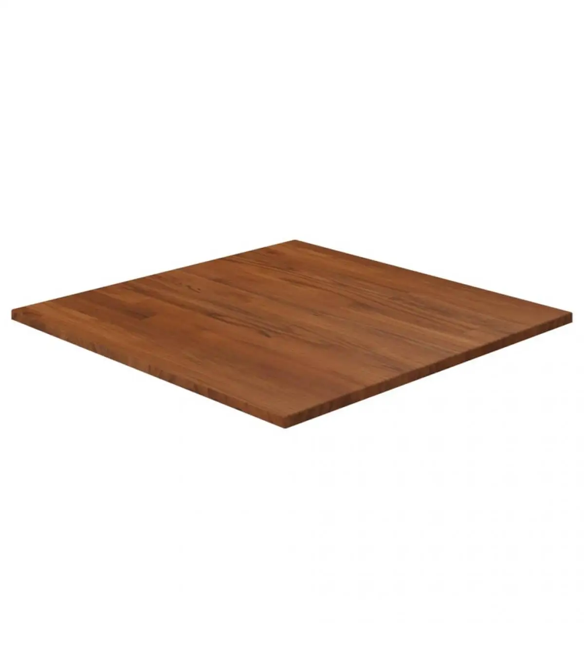 Table boards dark brown oak wood square table Board 60x60x1,5cm