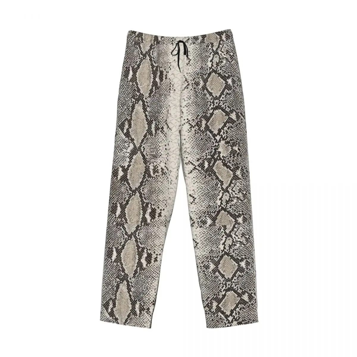 Vintage Snake Skin Men Sleep Bottoms Male Lounge Trousers Men's Pajama Pants