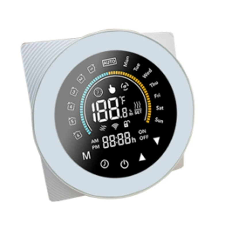 Tuya Wifi Thermostat LCD Digital Touch Temperature Control For Alexa White,Water Heating (Wifi) Easy To Use