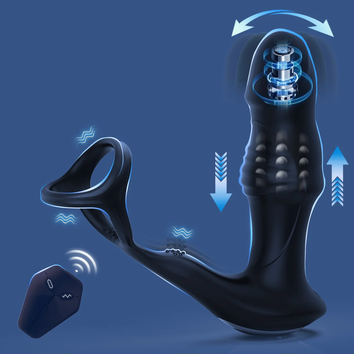 Bokisoon Prostata-Massagegert, Analvibrator, 9, wackelig, stoend, mit Cockring, Buttplug, Fernbedienung, Sexspielzeug, P, Sport-Massagegert - AliExpress 66 Bokisoon Prostata-Massagegert, Analvibrator, 9, wackelig, stoend, mit Cockring, Buttplug, Fernbedienung, Sexspielzeug, P, Sport-Massagegert - AliExpress 66