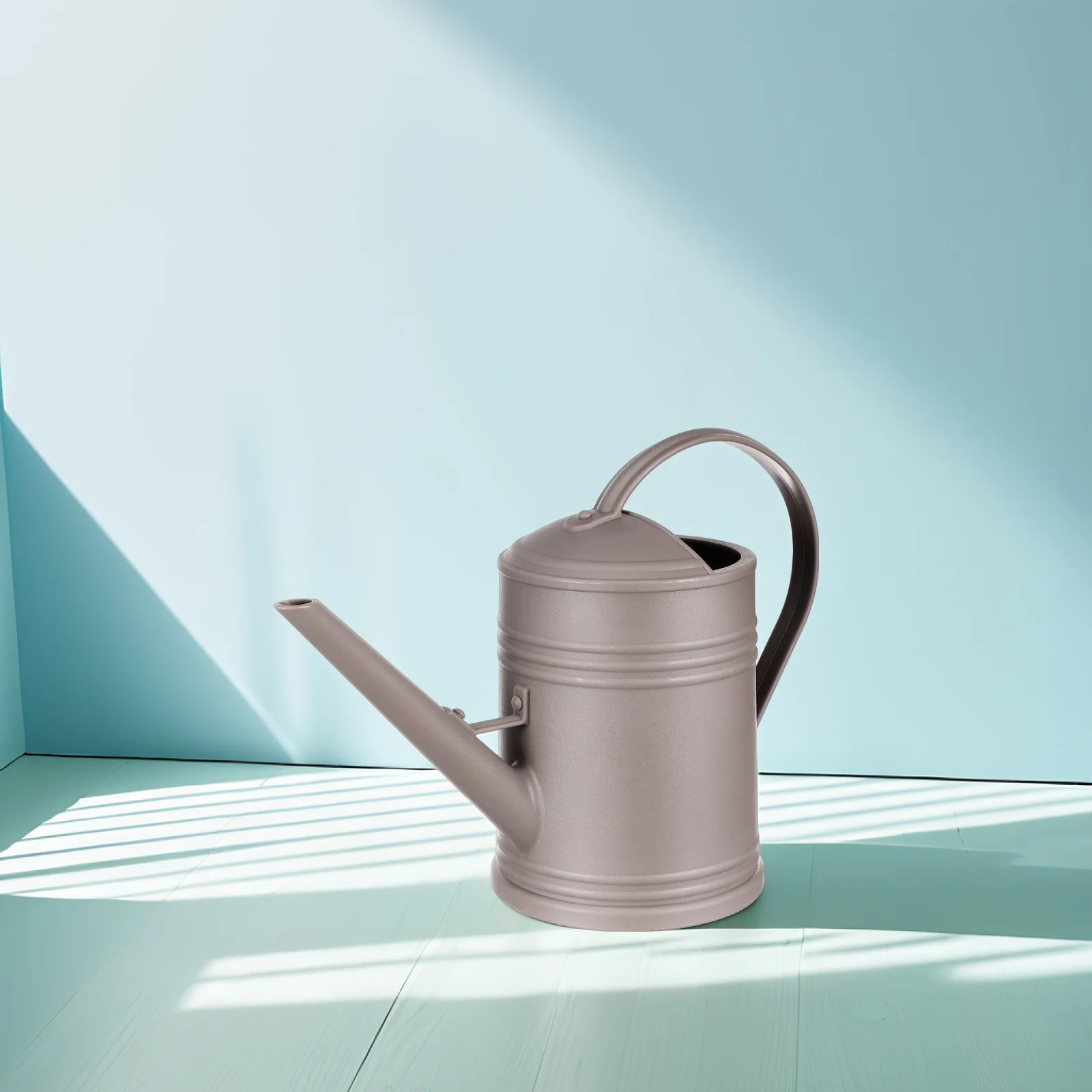 

Long Spout Watering Can 2000ml Grey Plastic Garden Tool Ergonomic Handle Durable Premium Material Practical Use