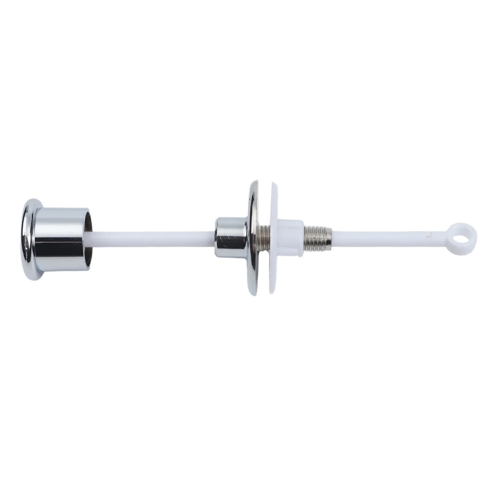 Replacement ABS Toilet Tank Lift Button Chrome Plated Flush Handle Designed for Smooth Operation and Easy Installation