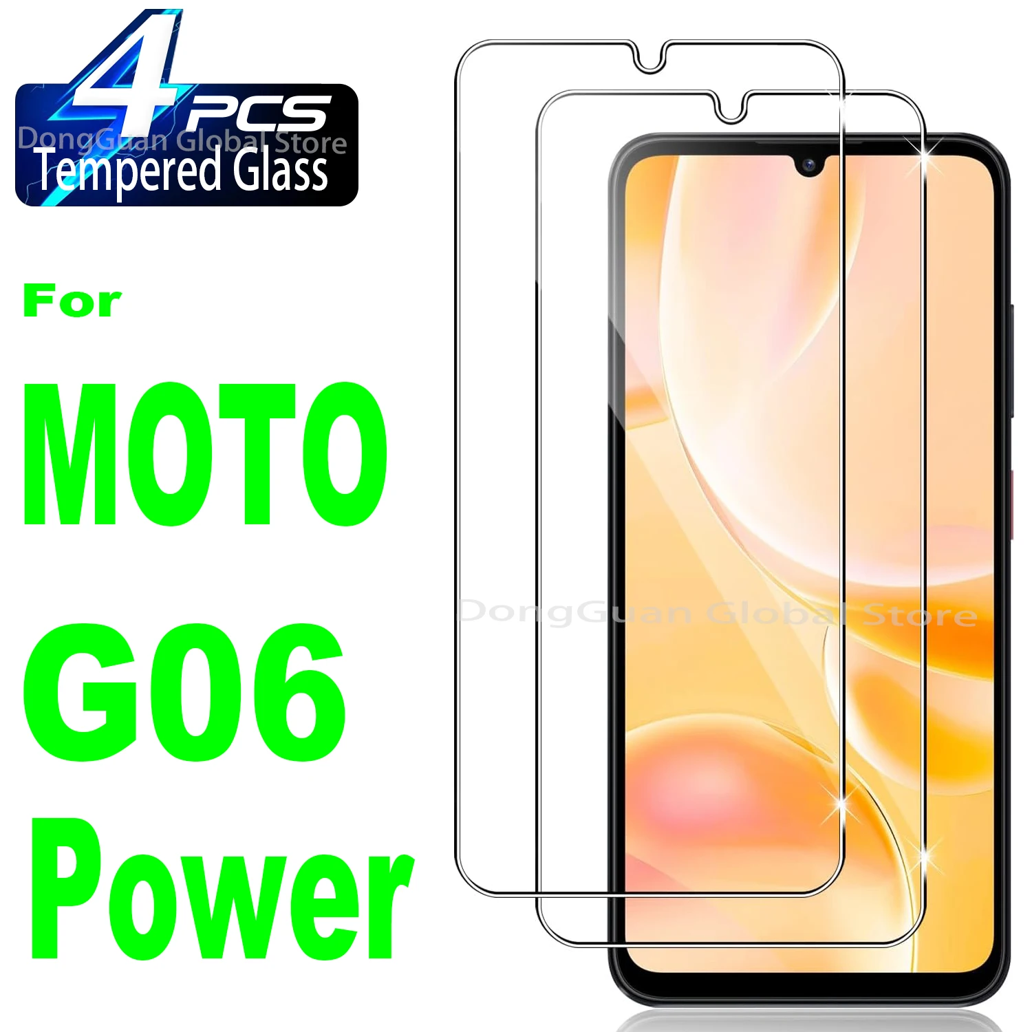 

For Motorola MOTO G06 Power Tempered Glass Screen Protector Glass Film