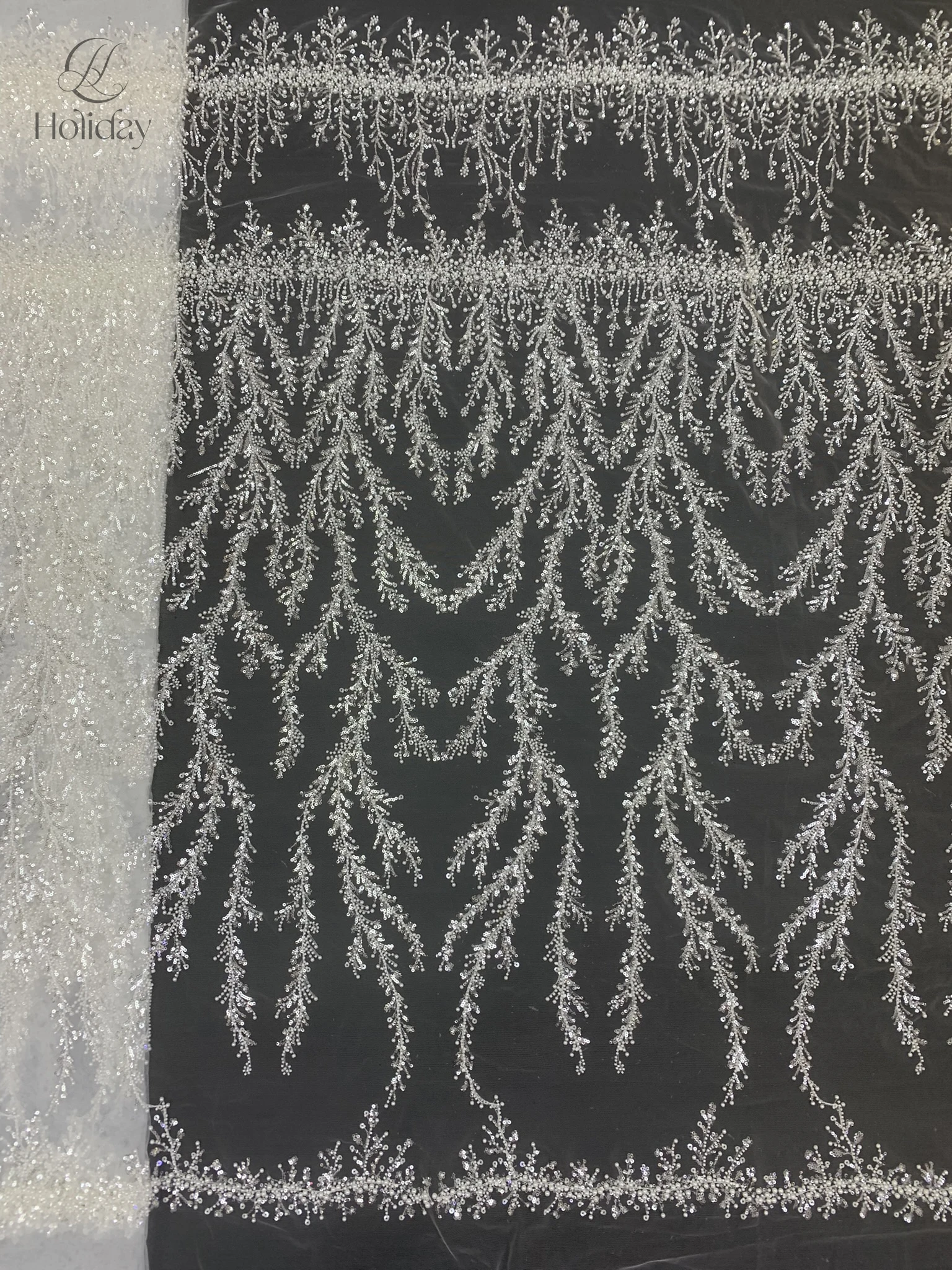 

High Quality Swiss Lace Fabric 2026 Beaded Sequins Lace for Sewing African Women's Fashion Accessories