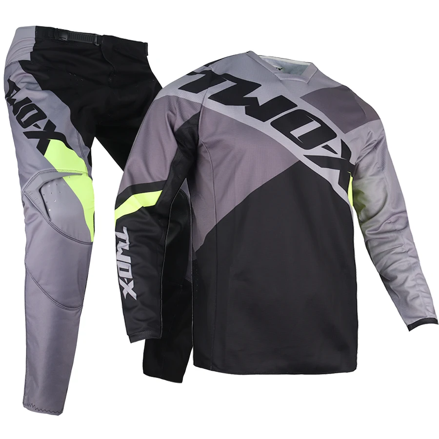 Two-X 180 Motocross Race Jersey&Pants Combo Gear Set Dirt Bike MX Racing Offroad Enduro Moto Suit For Adult