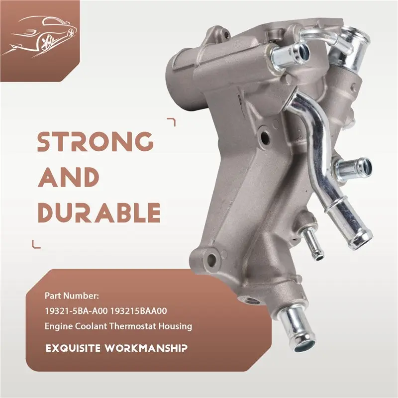 A96E-Engine Coolant Thermostat Housing 19321-5BA-A00 193215BAA00 For Honda Civic FC1 FC2 2.0L Box Packaging(2016-2021)