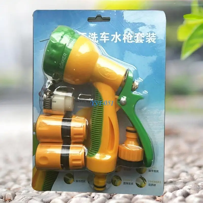 E15A Penyemprot Air Multi-mode Tekanan Tinggi Nosel Selang Cuci Air Berkebun