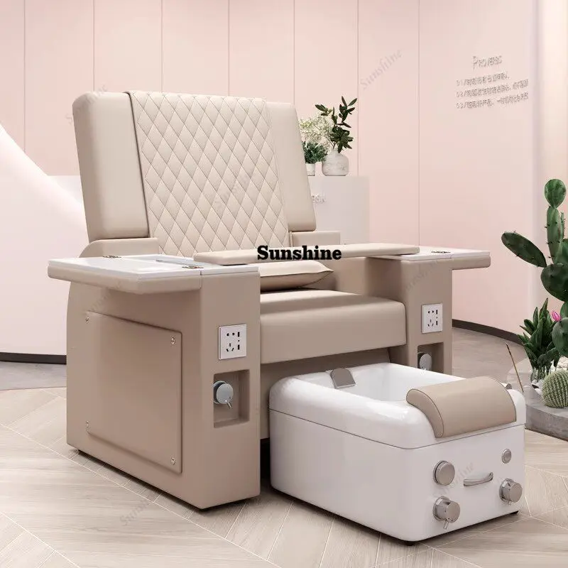 

Nail art sofa chair multi-functional electric recliner massage foot bath simple and modern