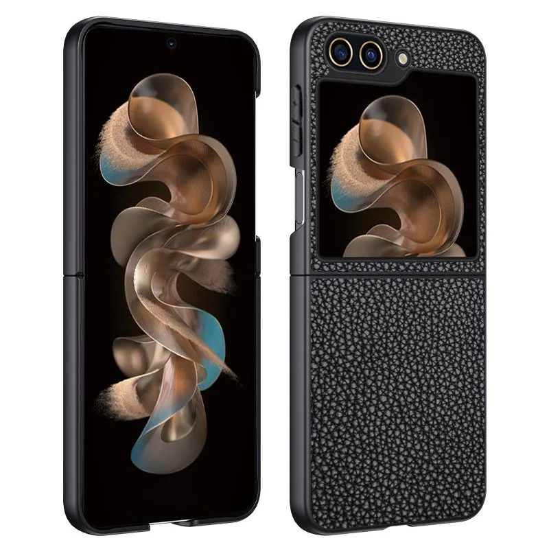 

Роскошный деловой чехол-кошелек из натуральной кожи для Samsung Galaxy Flip6 Flip 6, чехол с отделением для кредитных карт, чехлы-кобуры