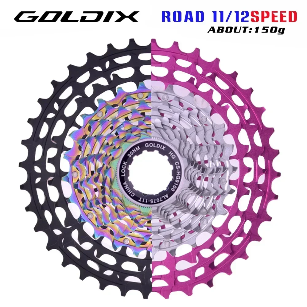 Bicycle Freewheel Ultralight Road Bike Freewheel for SHIMANO HG 28T 30T 32T 34T 36T Aluminum K7 12v Cassette CNC Hollow Black