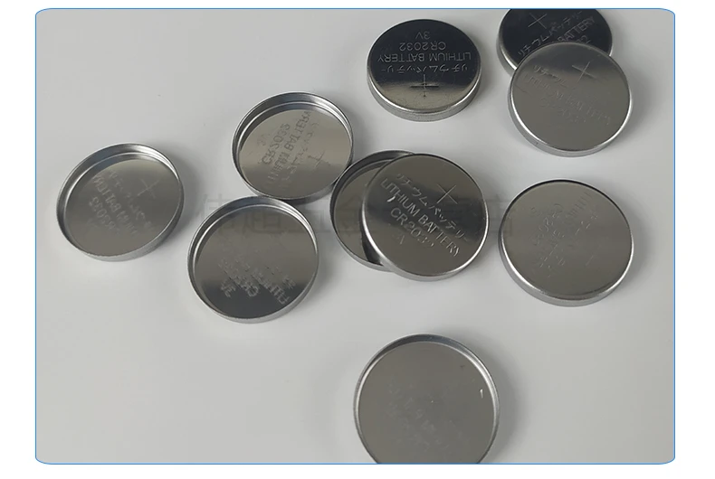 304 Stainless Steel CR2032 Button Coin Cell Cases with Conical Spring and Spacer 100 SET/PACK