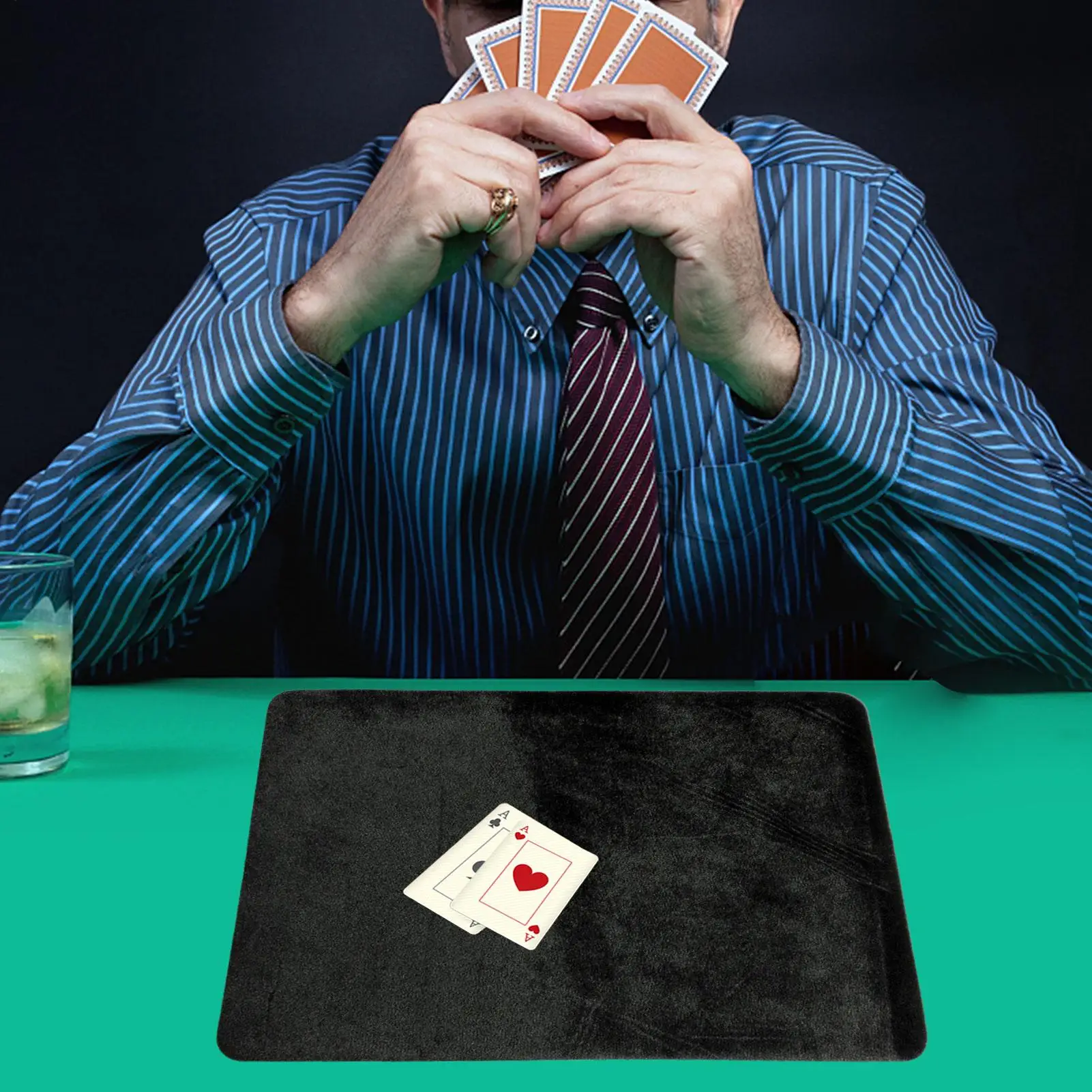 Tarot Card Tablecloth Card Game Mat Playing Card Trick Poker Pad Close-up Magic Accessories Table Deck Pad For Game Home