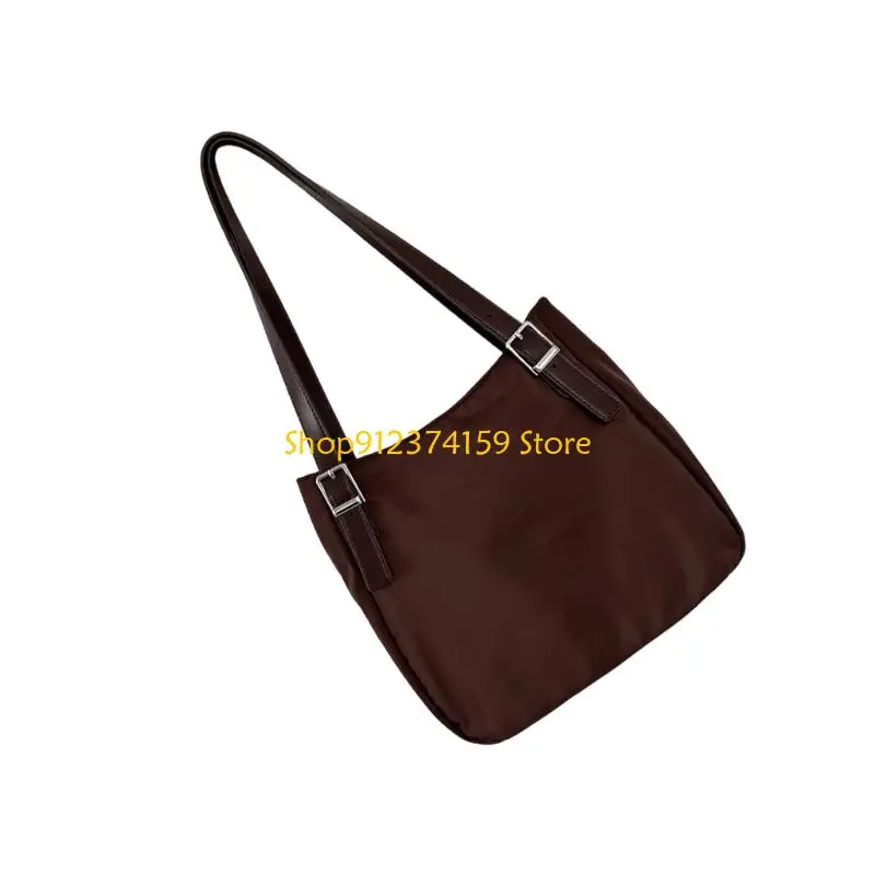 G5AE Practical Roomy Underarm Bags Wear Resistant Polyester Fabric Shoulder Bag Ergonomic Strap Professional Office Use